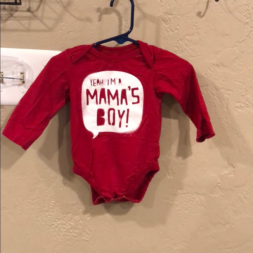 Mama’s boy onesie